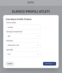 Compilazione Profilo Tiratore